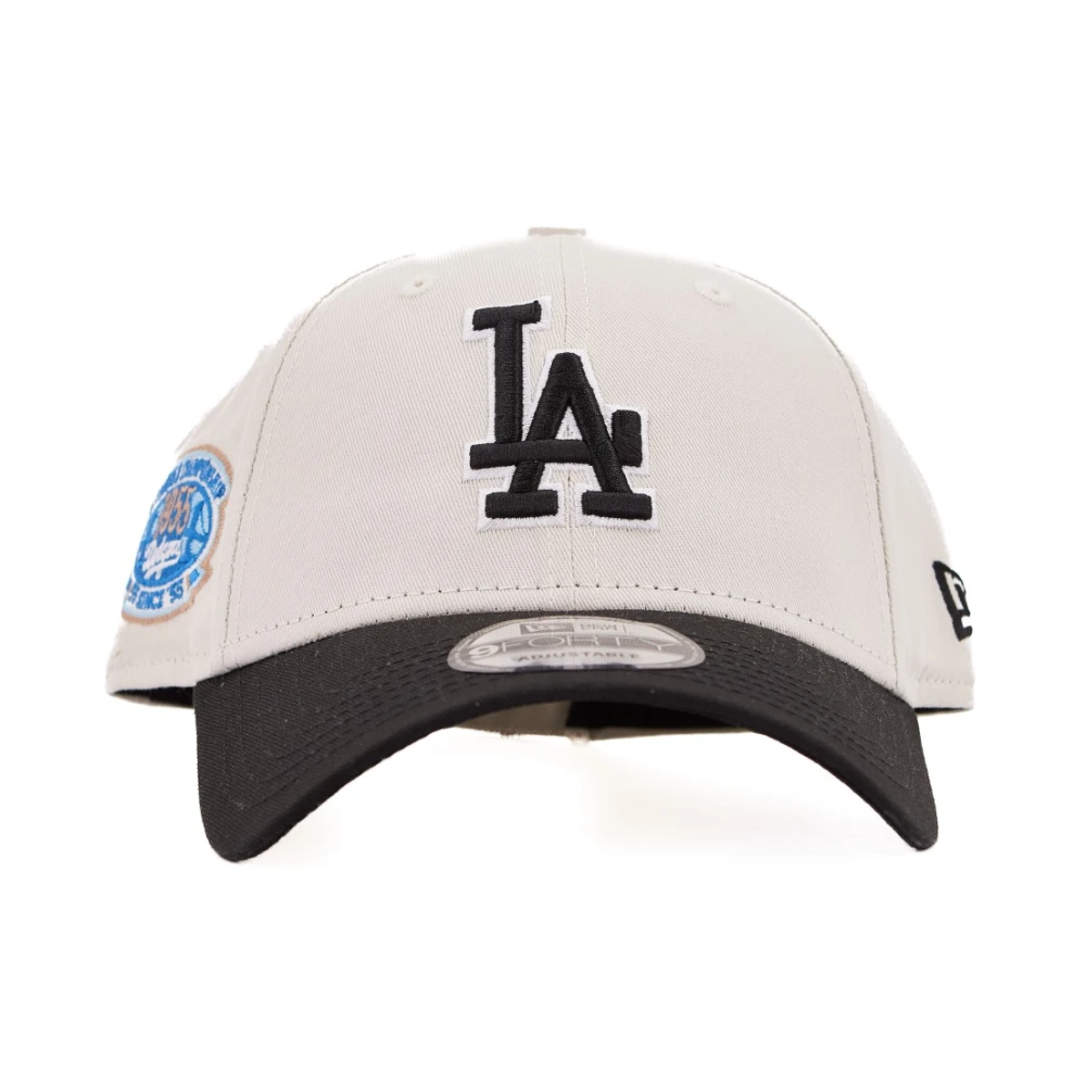 new era Los Angeles Dodgers Zwarte Baseballpet Beige Heren