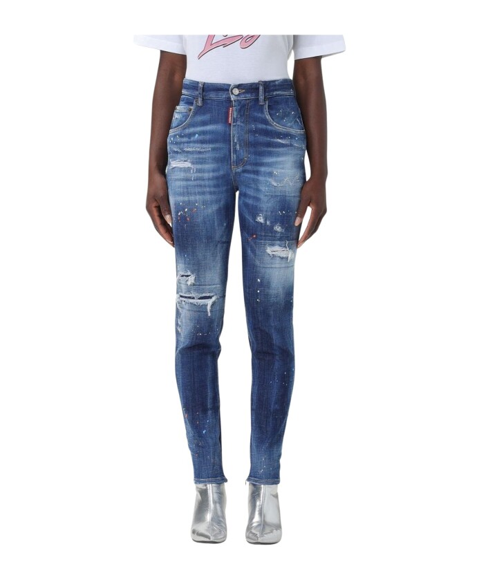 jean-bleu-avec-eclaboussures-de-peinture-pour-femme