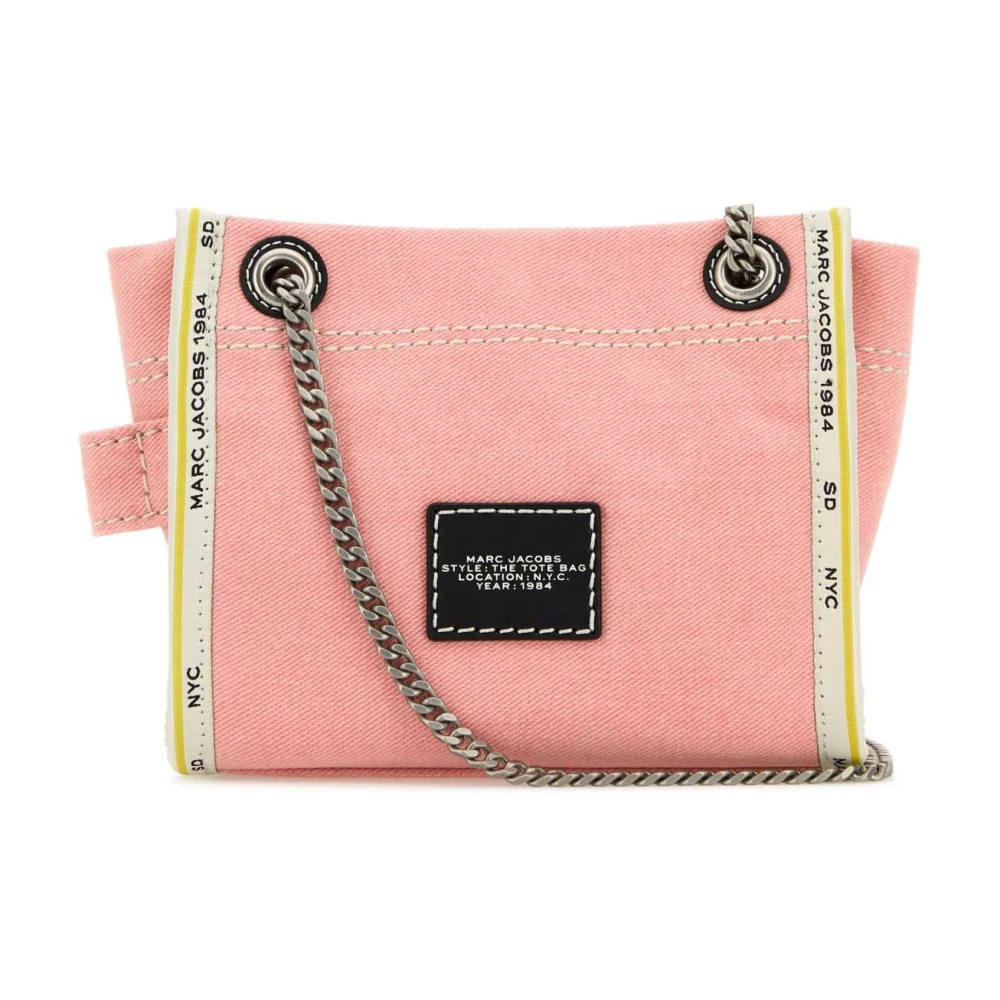 Marc Jacobs Roze Denim Chain Schoudertas Pink Dames