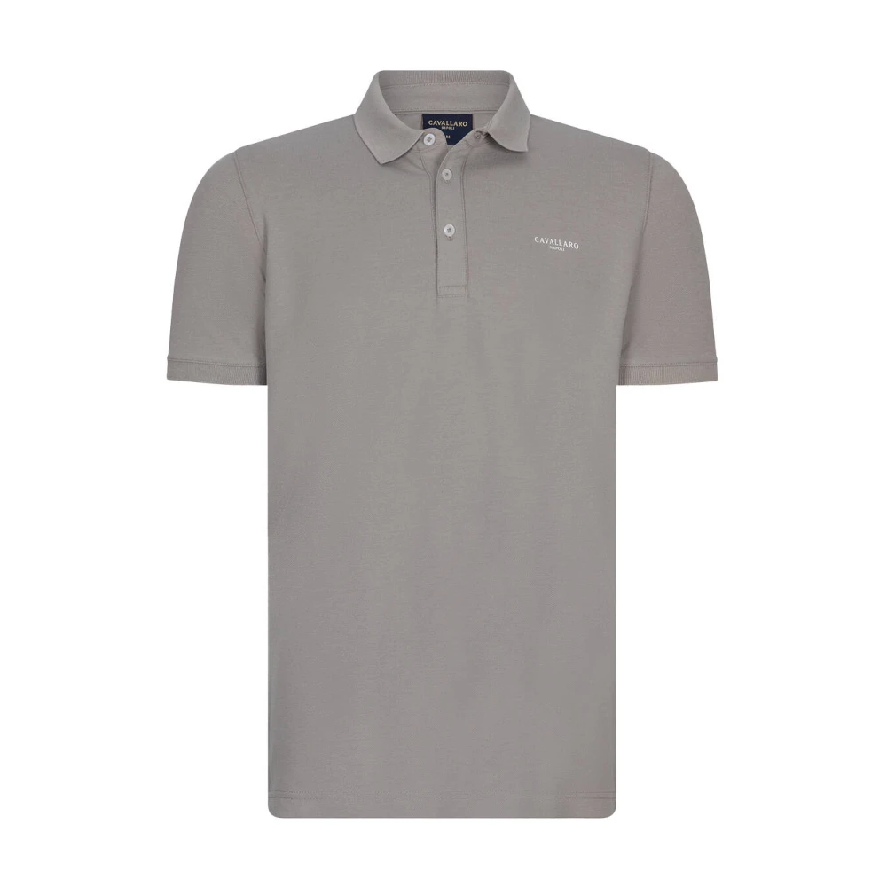 Cavallaro Lange mouw shirt Polo Green Heren