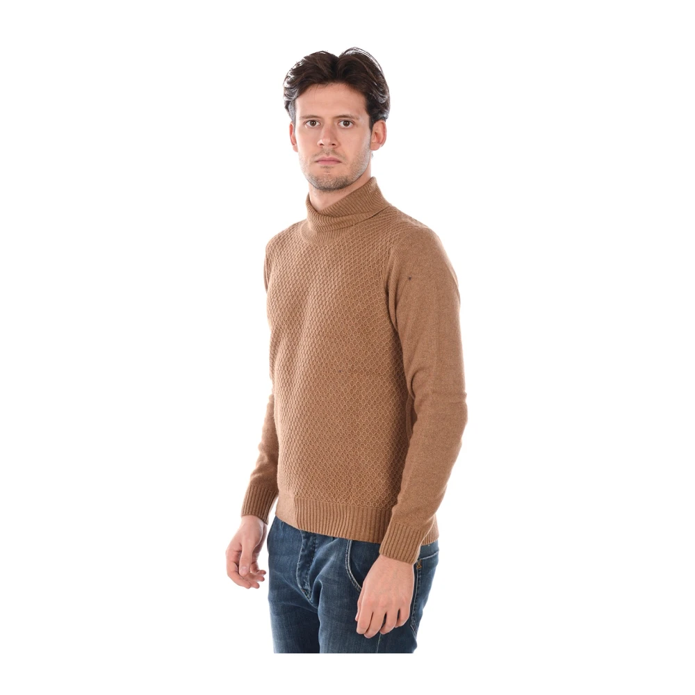 Daniele Alessandrini Melbourne Sweater Pullover Brown Heren