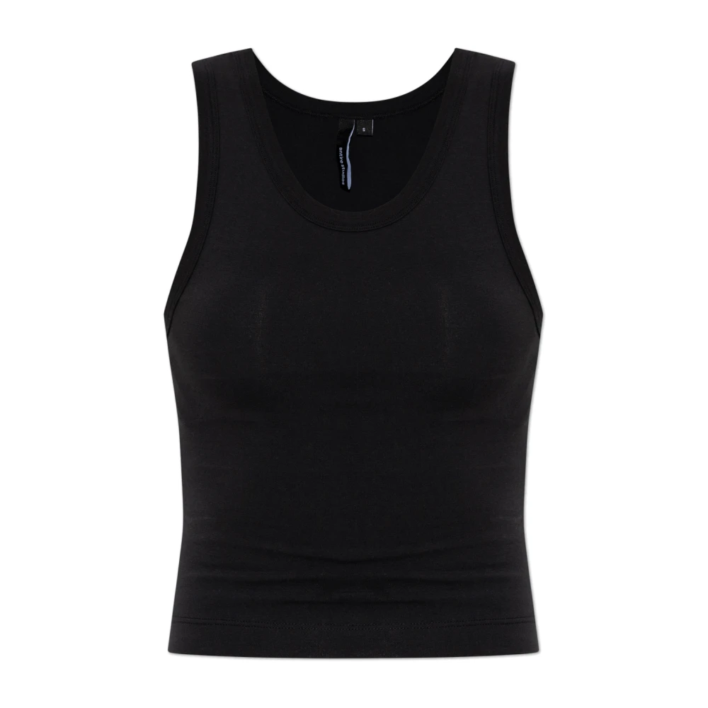 Entire Studios Top Cropped Black Dames