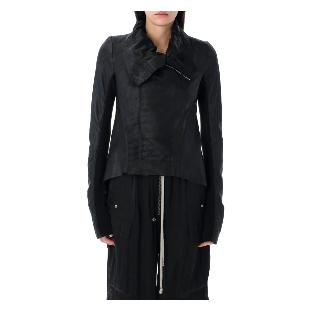 Rick Owens Naska Biker Jacket Black Dames