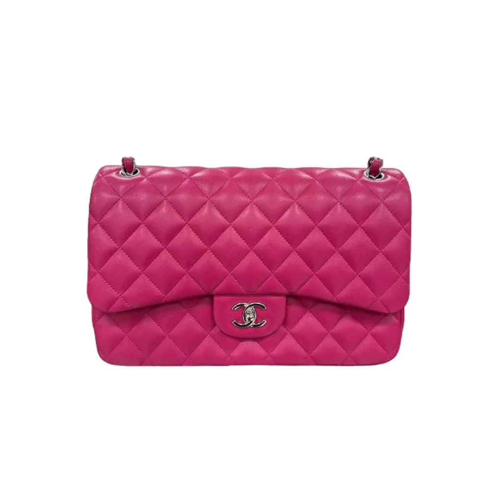 Chanel Vintage Pre-owned Fabric crossbody-bags Pink Dames