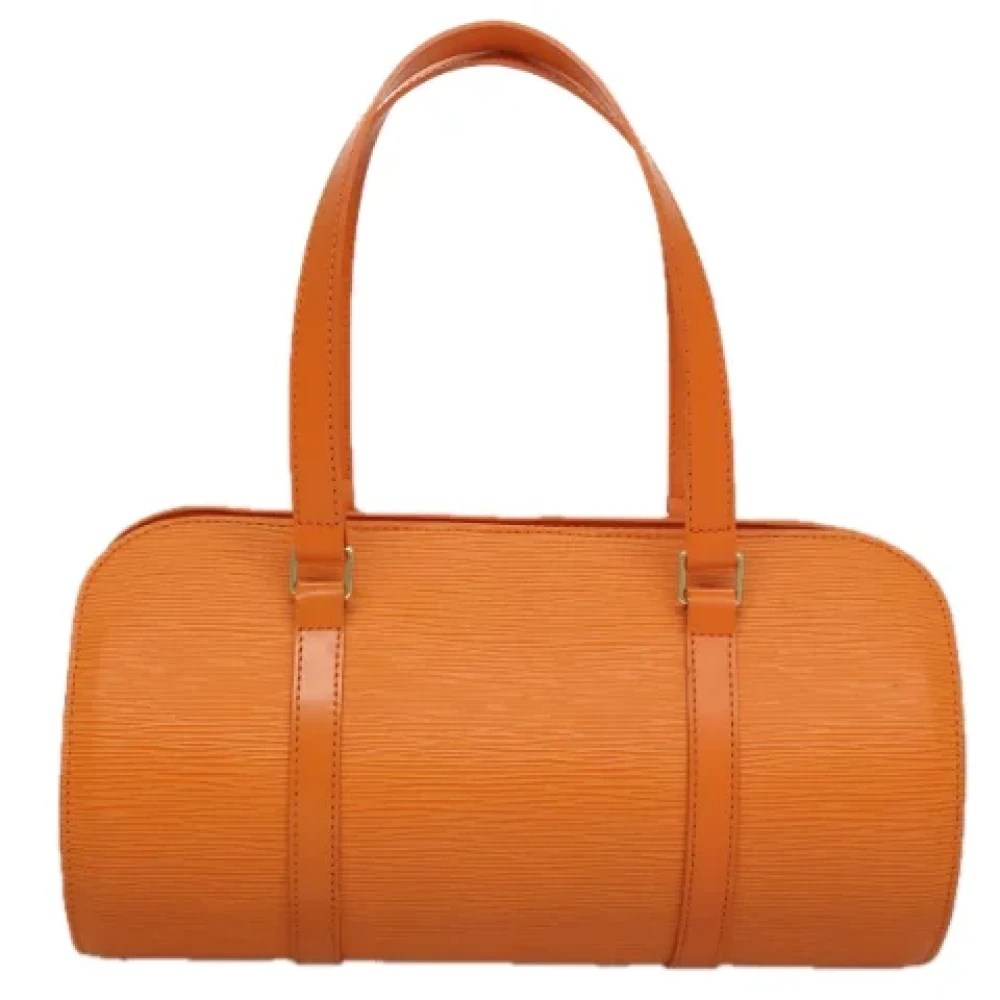 Louis Vuitton Vintage Pre-owned Leather handbags Orange Dames