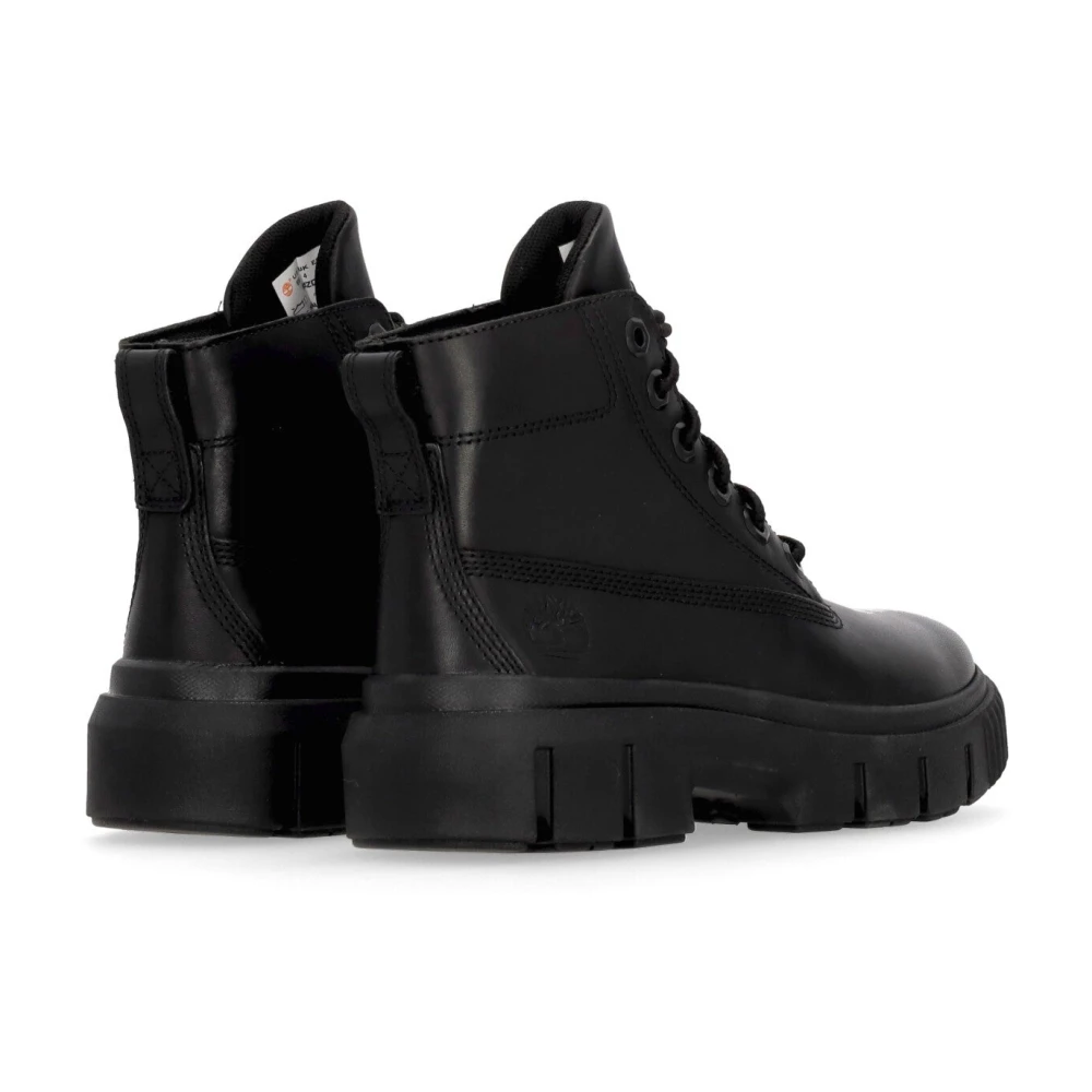 Timberland Grijze Veters Waterdichte Hoge Laars Black Dames