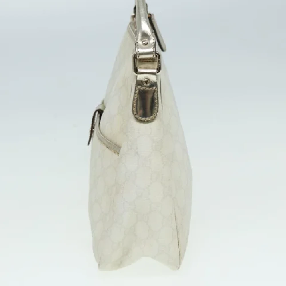 Gucci Vintage Pre-owned Canvas gucci-bags White Dames