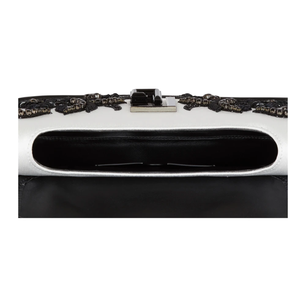 Balmain Blaze Pouch Satin Tas White Dames