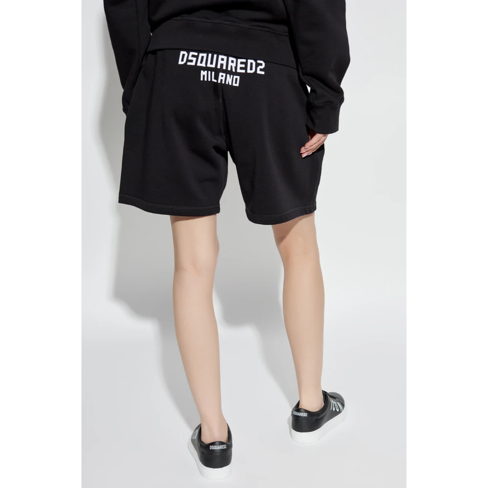 Dsquared2 Logo shorts Black Dames