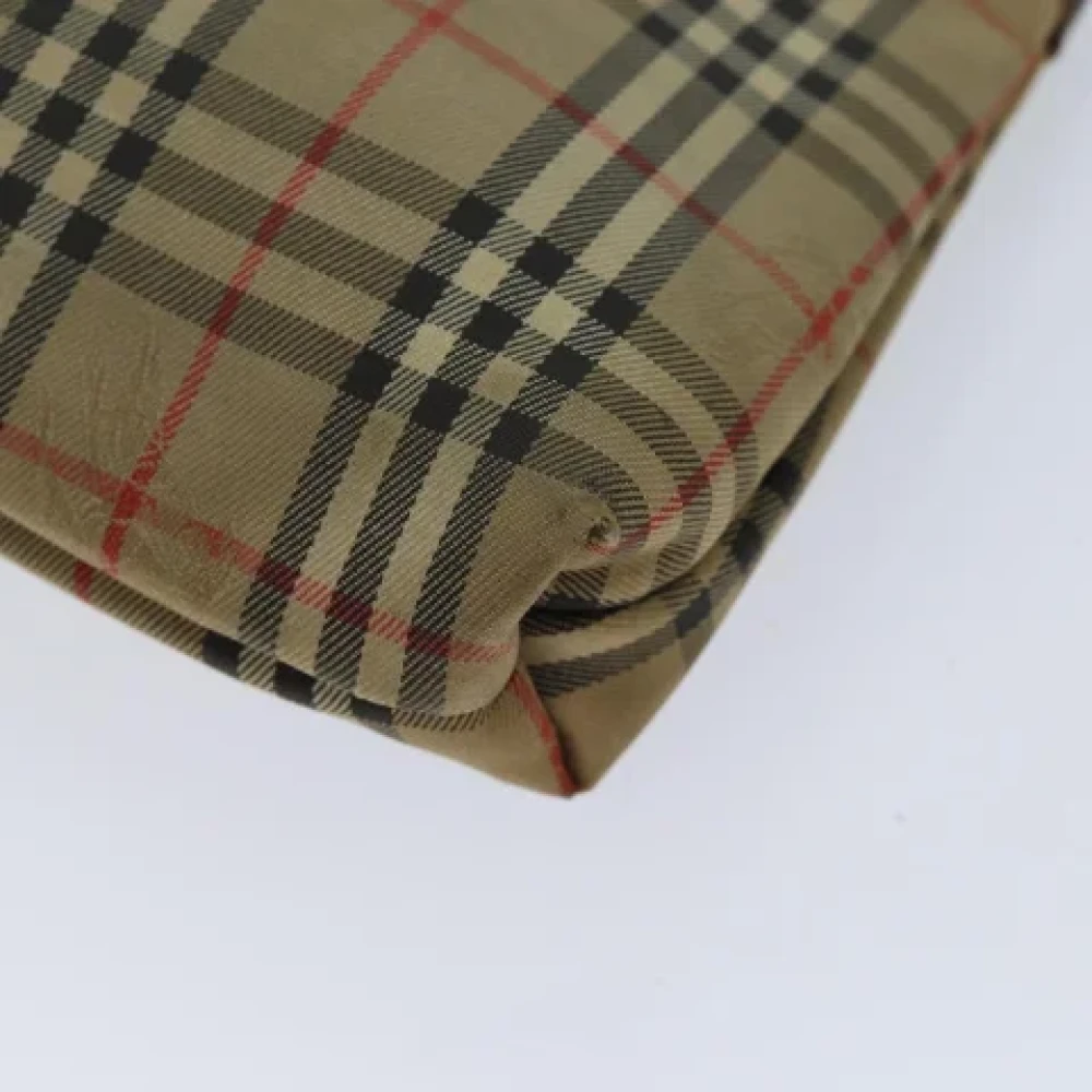 Burberry Vintage Pre-owned Canvas pouches Beige Dames