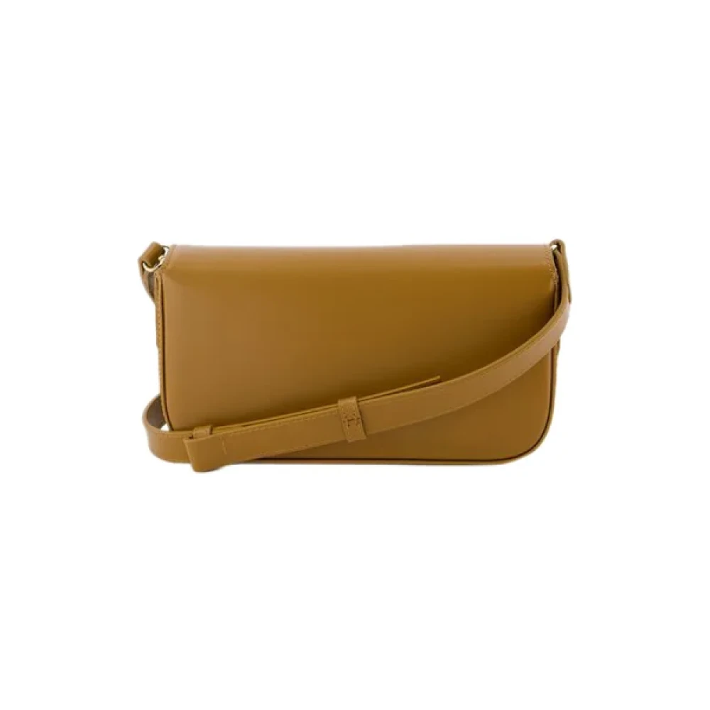 A.p.c. Leather clutches Brown Dames