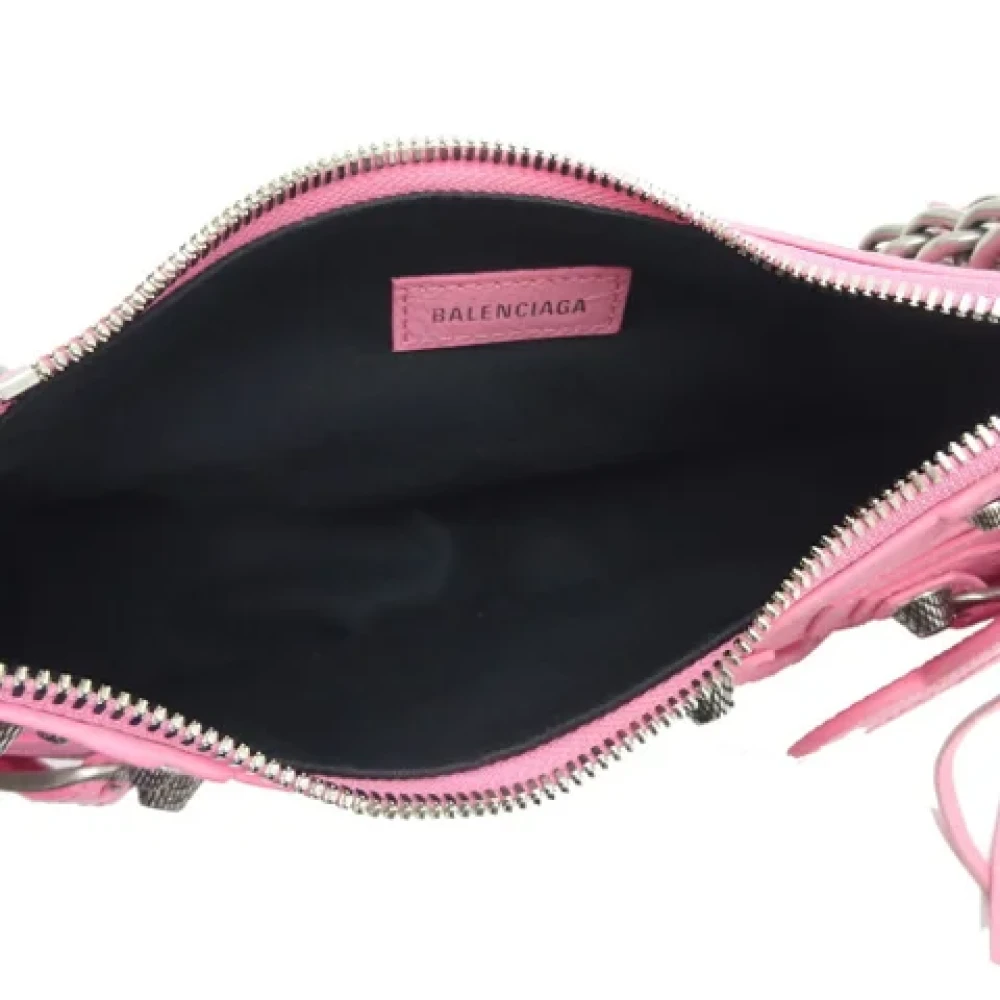 Balenciaga Vintage Pre-owned Leather pouches Pink Dames