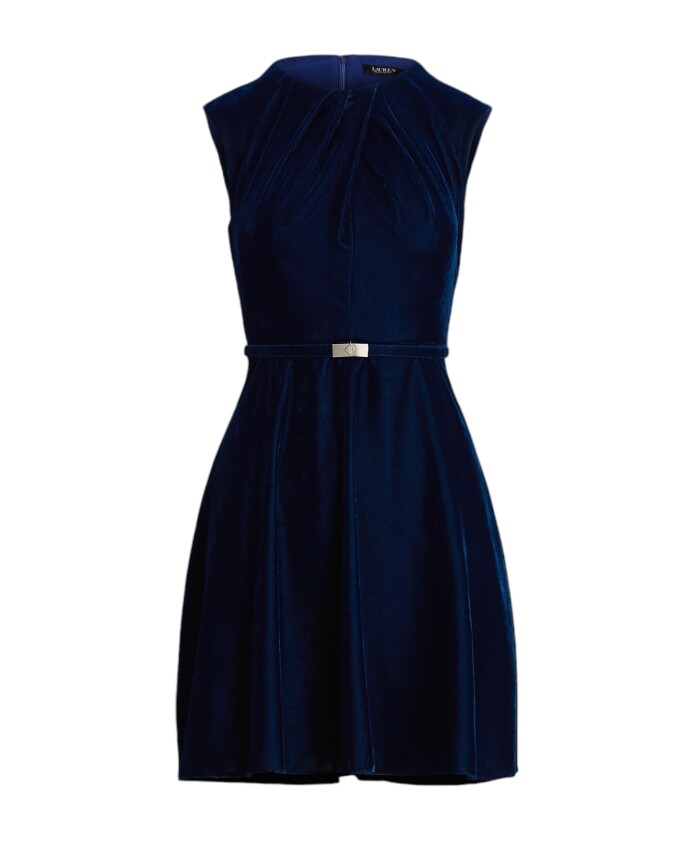 robe-patineuse-en-velours-bleu