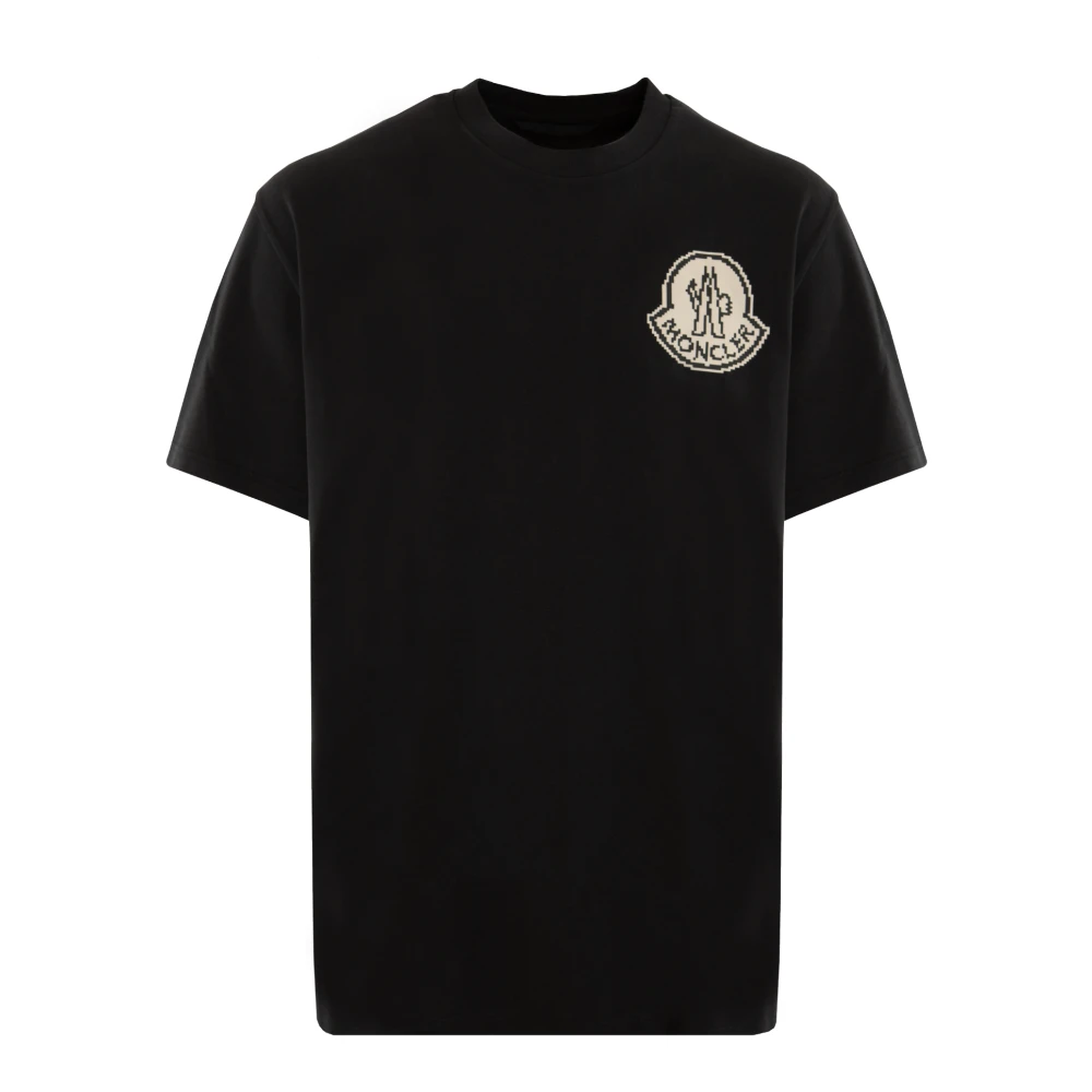 Moncler Heren Korte Mouw T-shirt Black Heren