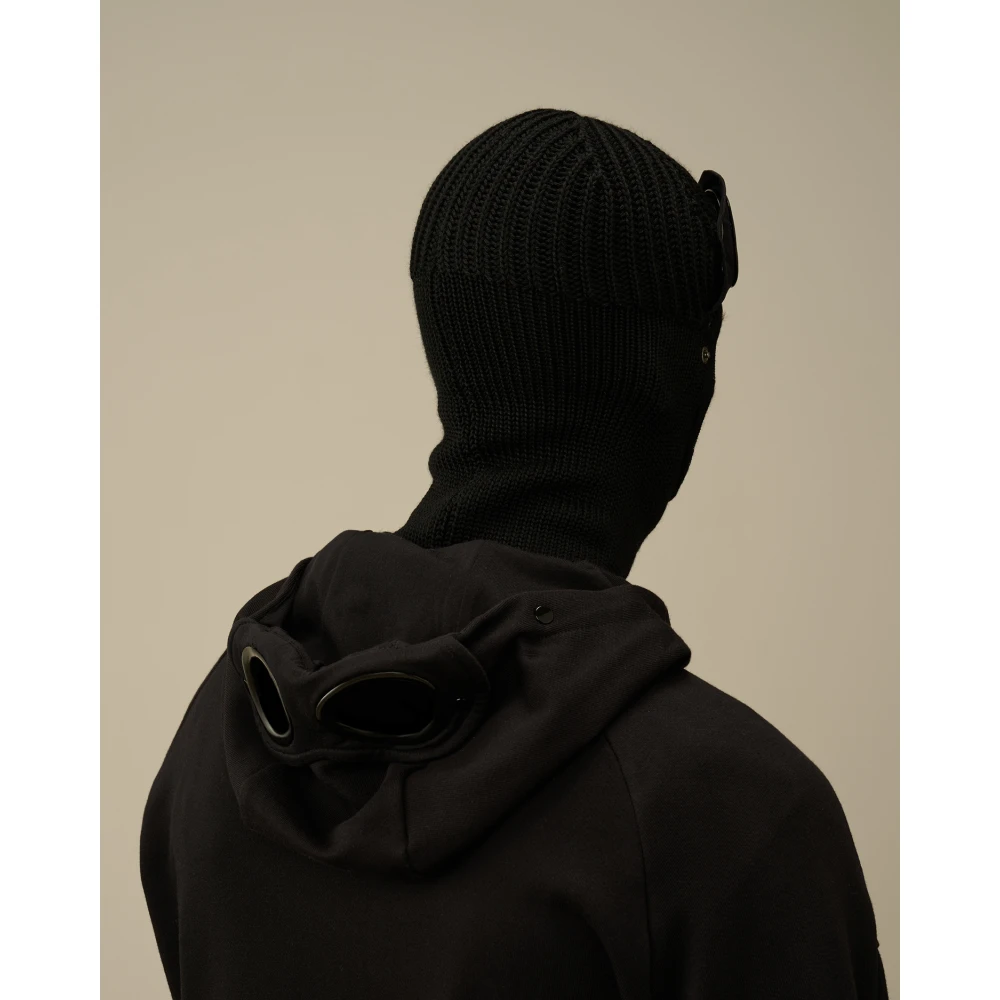 C.P. Company Zwarte Goggle Capuchon Black Heren