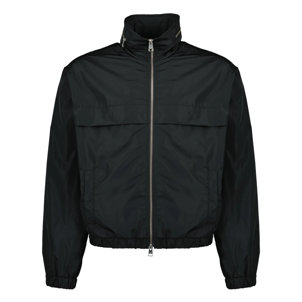 Ami Paris Men's Black Light Jackets, M, Ami De Coeur Jacket