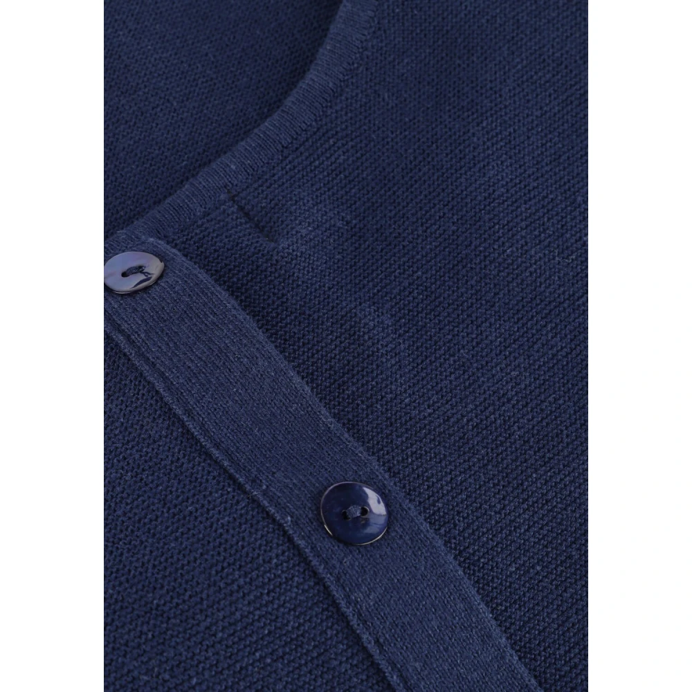 Nukus Blauwe Batwing Pullover Plain Trui Blue Dames