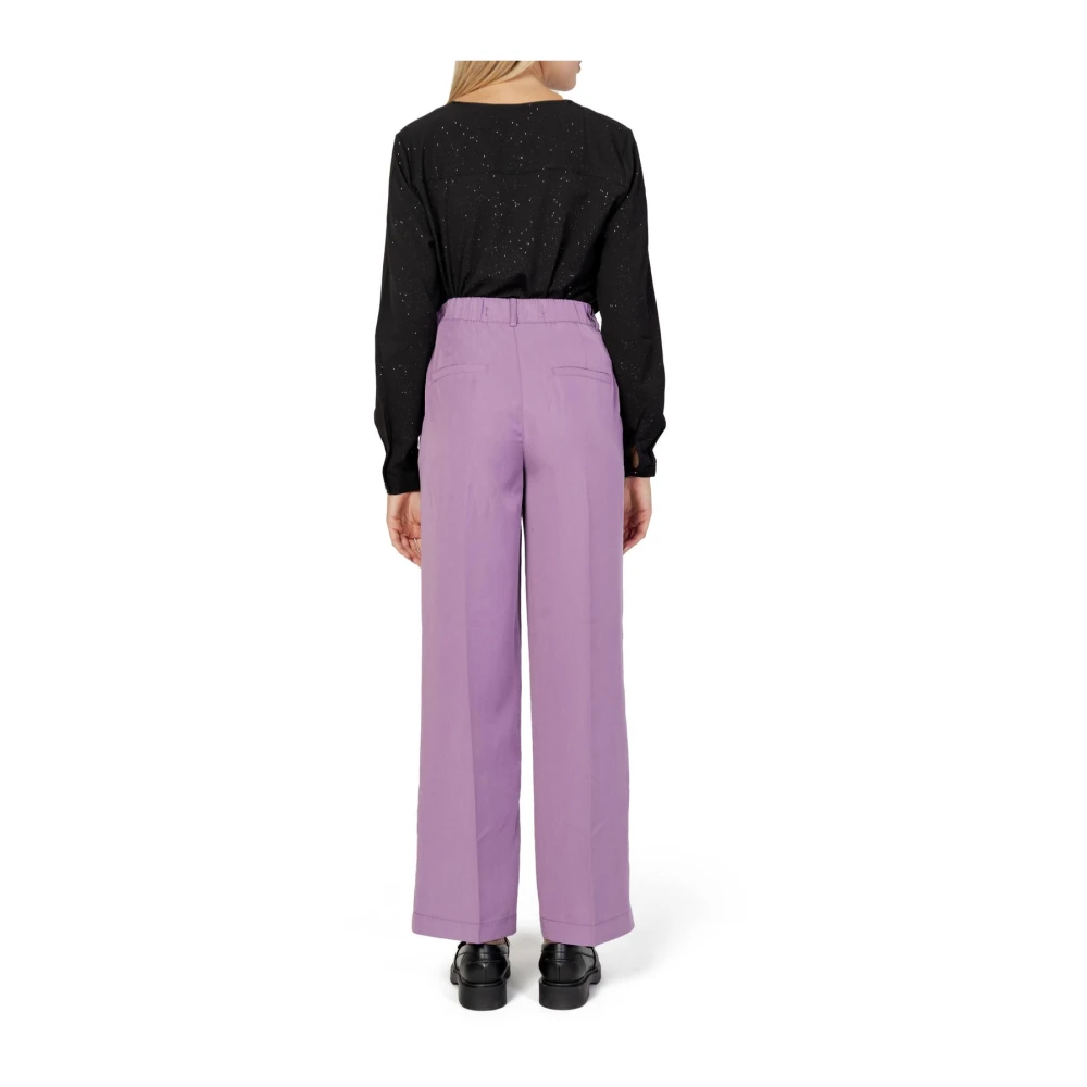 Street One Paarse Moderne Wijde Broek Purple Dames