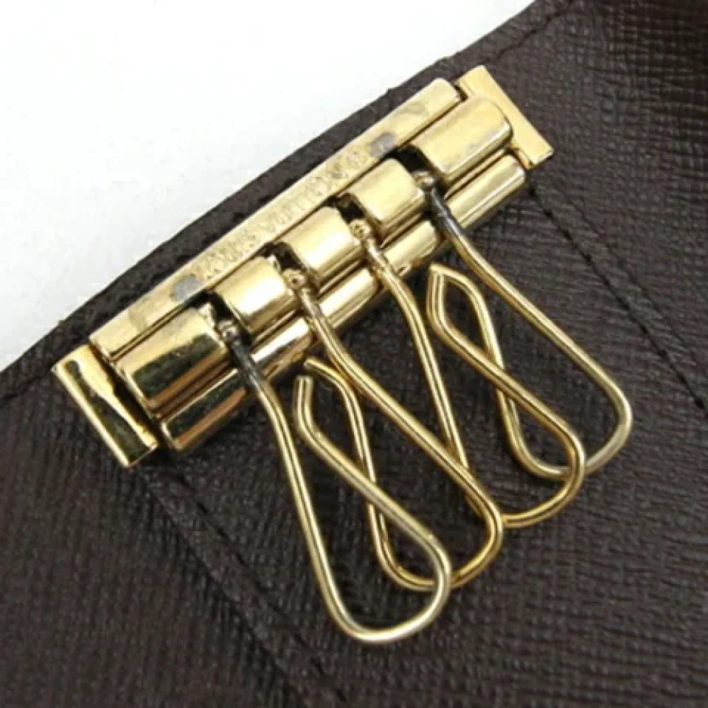 Louis Vuitton Vintage Pre-owned Fabric key-holders Brown Dames