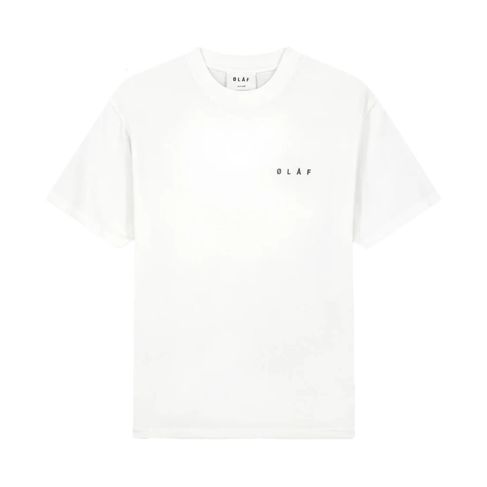 Olaf Hussein Face TEE Grafisch T-shirt White Dames