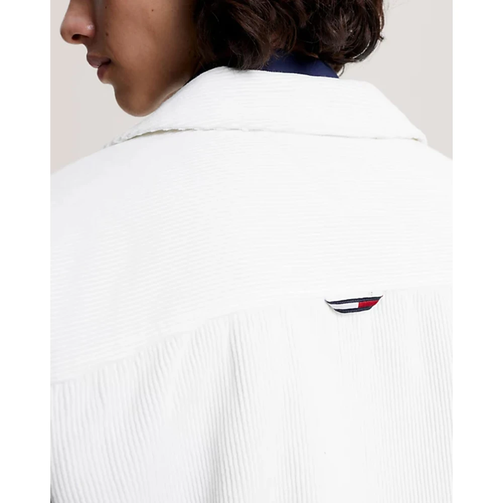 Tommy Hilfiger Sherpa Gevoerde Cord Overhemd White Heren