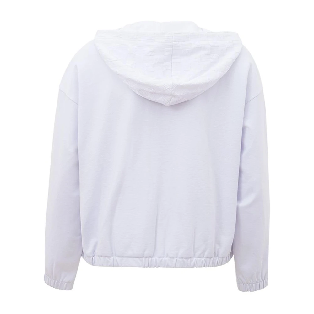 Armani Exchange Witte Viscose Dames Elegant Sweater White Dames