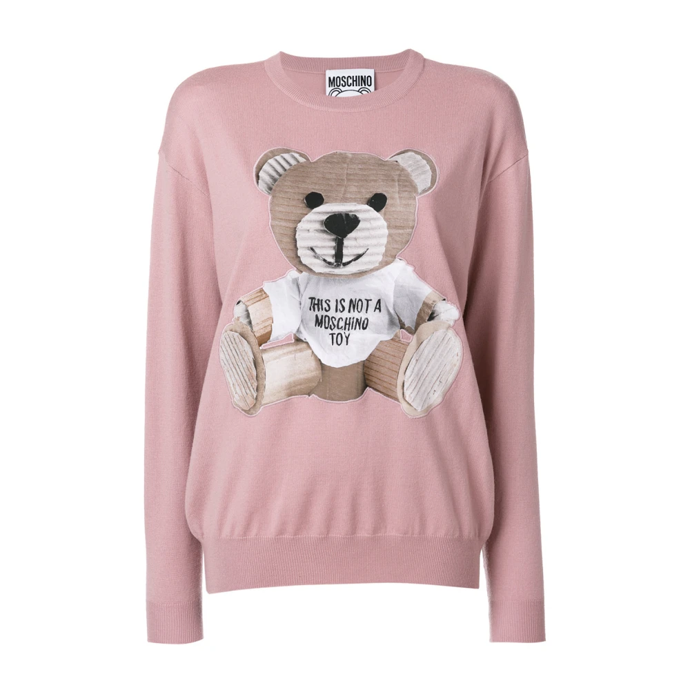 Moschino Roze & Paarse Trui voor vrouwen Pink Dames