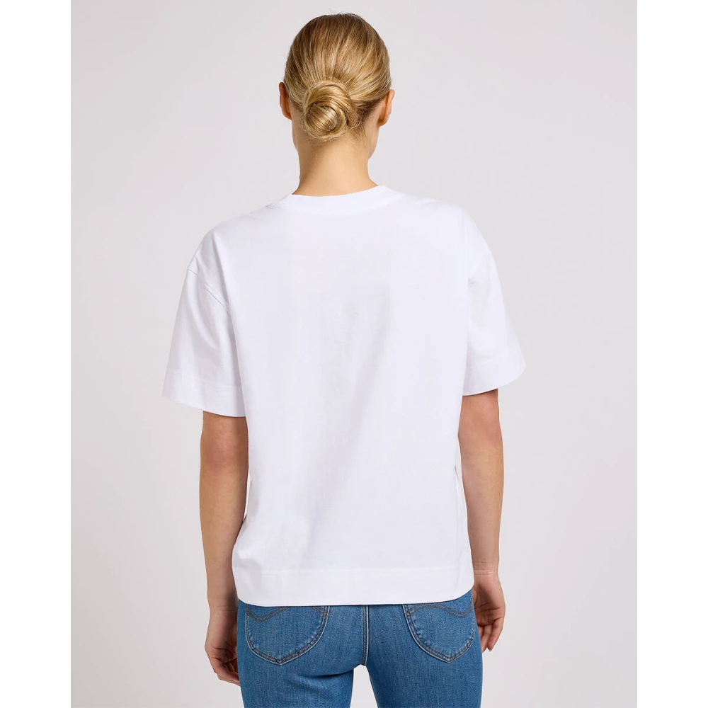 Lee Zak T-shirt Stijlvolle Tee White Dames