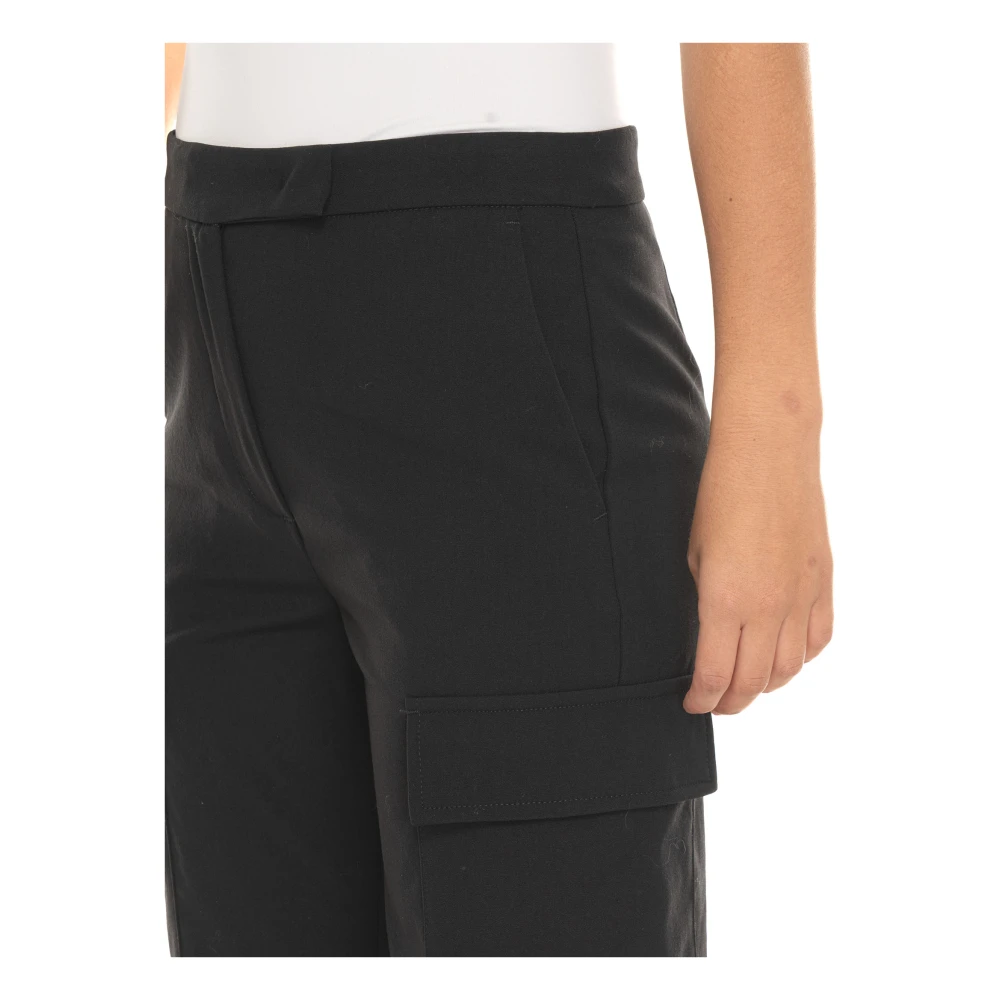 Liu Jo Stijlvolle broek voor vrouwen Black Dames