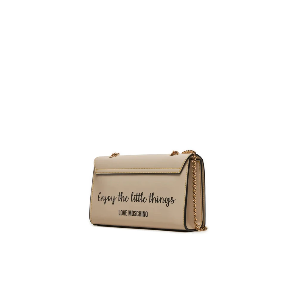 Love Moschino Stijlvolle Tassen Collectie Beige Dames