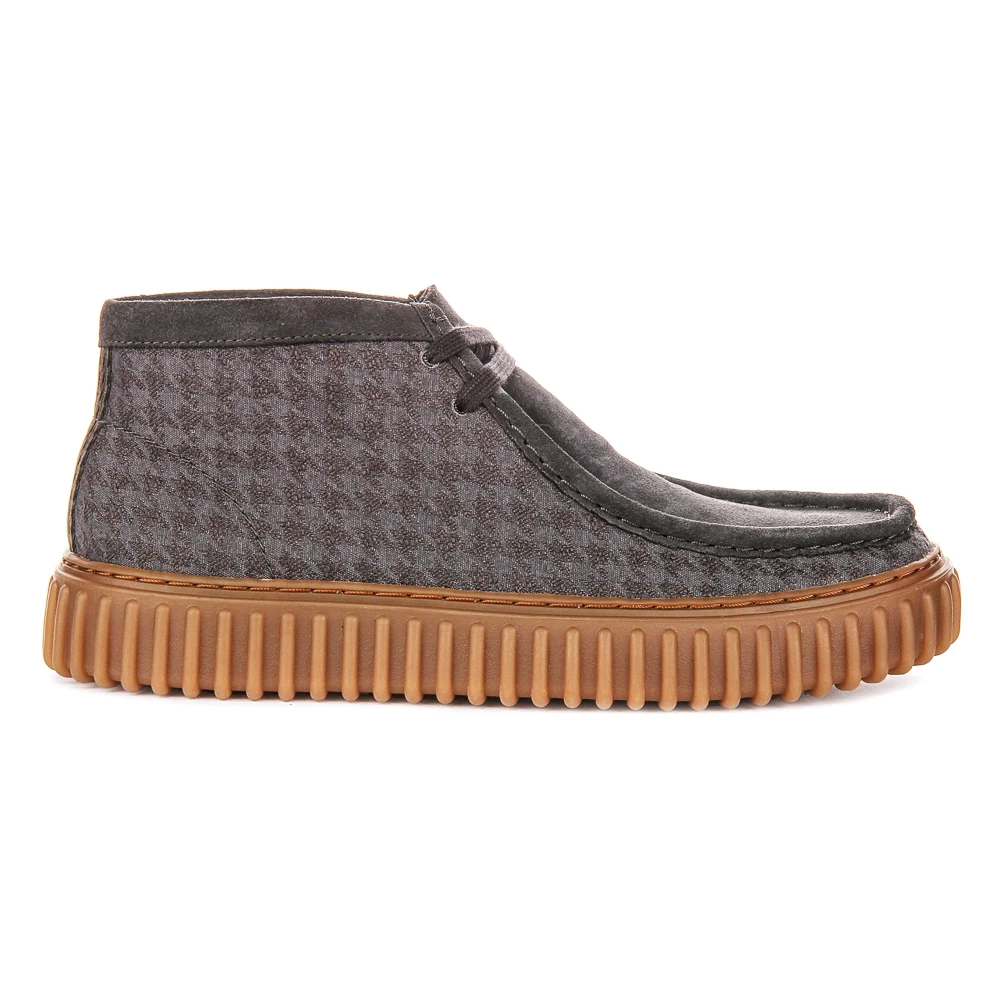 Clarks Men's Gray Torhill Hi Ankle Boots