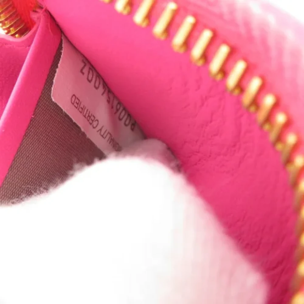 Bottega Veneta Vintage Pre-owned Leather wallets Pink Dames