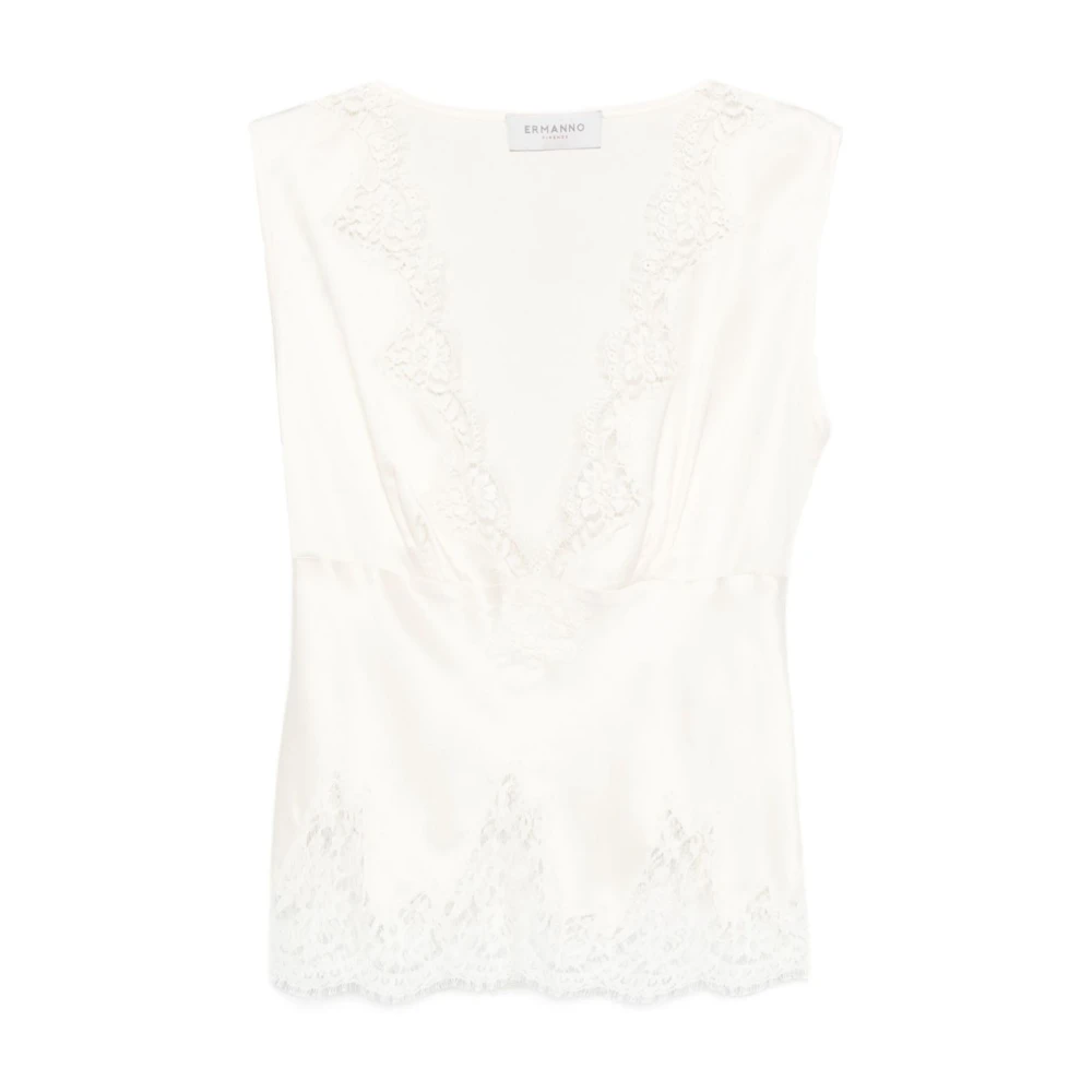 Tops > Sleeveless Tops - - Ermanno Scervino - Modalova
