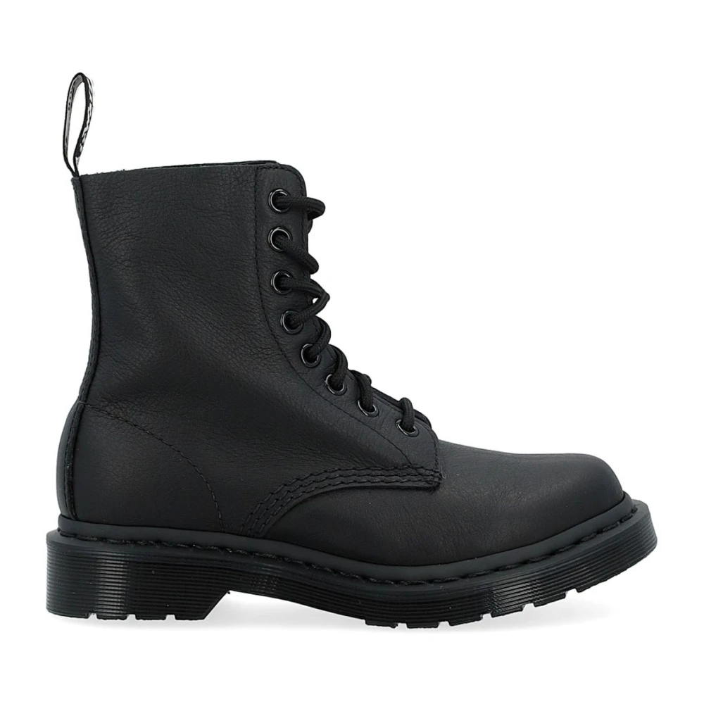 Dr. Martens Women's Black Lace-Up Boots, 4 Uk, Scarpa