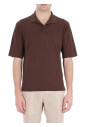 polo-marron-en-coton-elegant