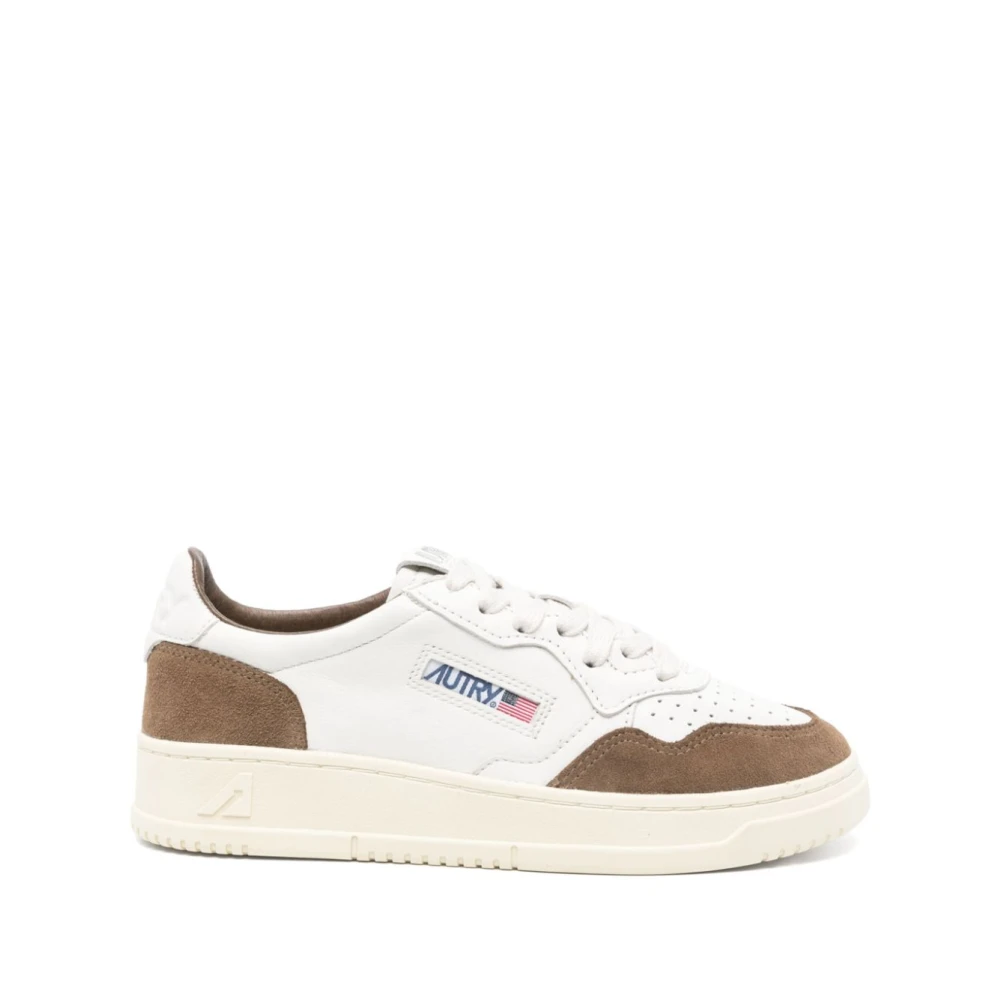 Autry Women's Brown Sneakers,, Casual Trainers For Men And Women Size 8 Uk