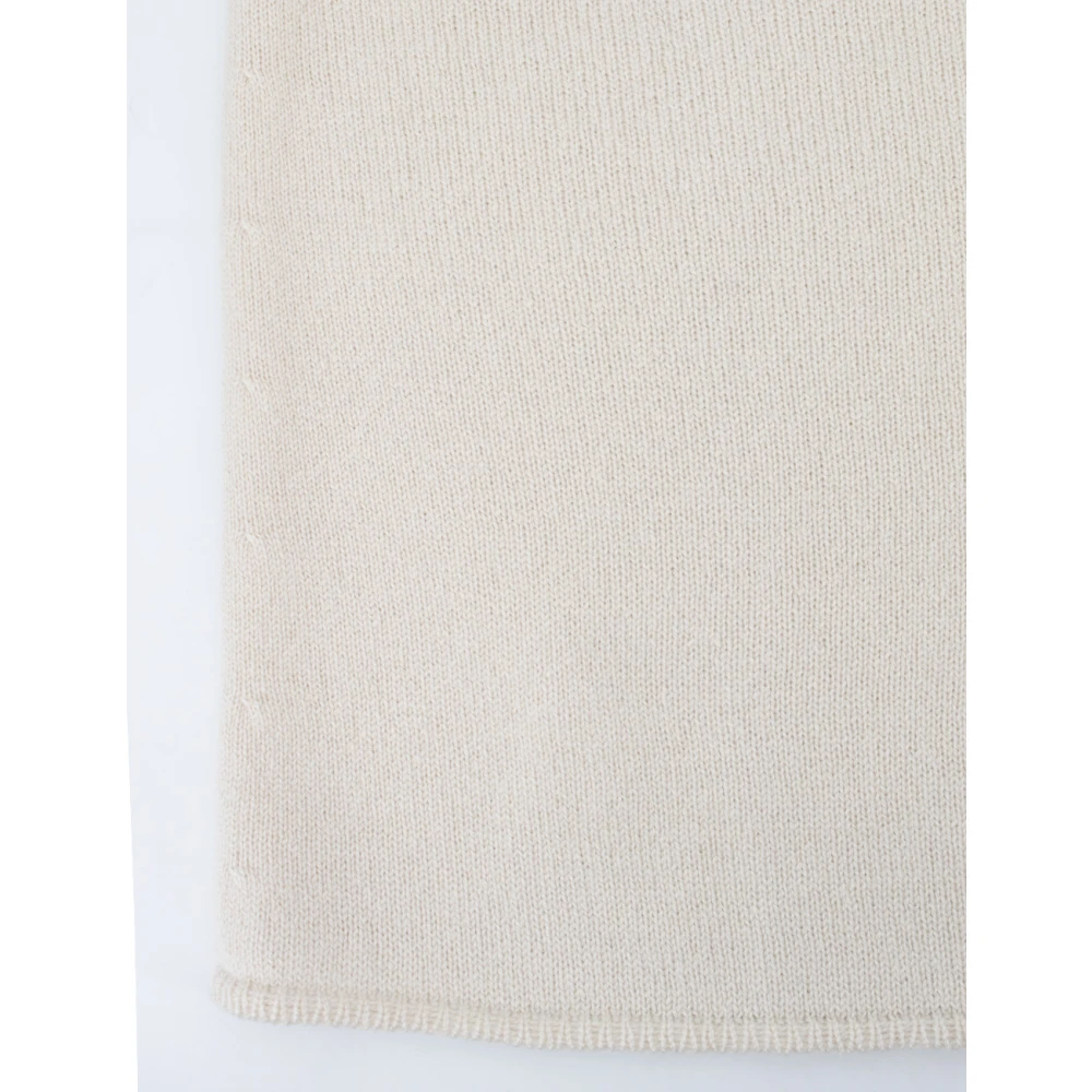 Le Tricot Perugia Elegant Turtleneck Jumper Beige Dames