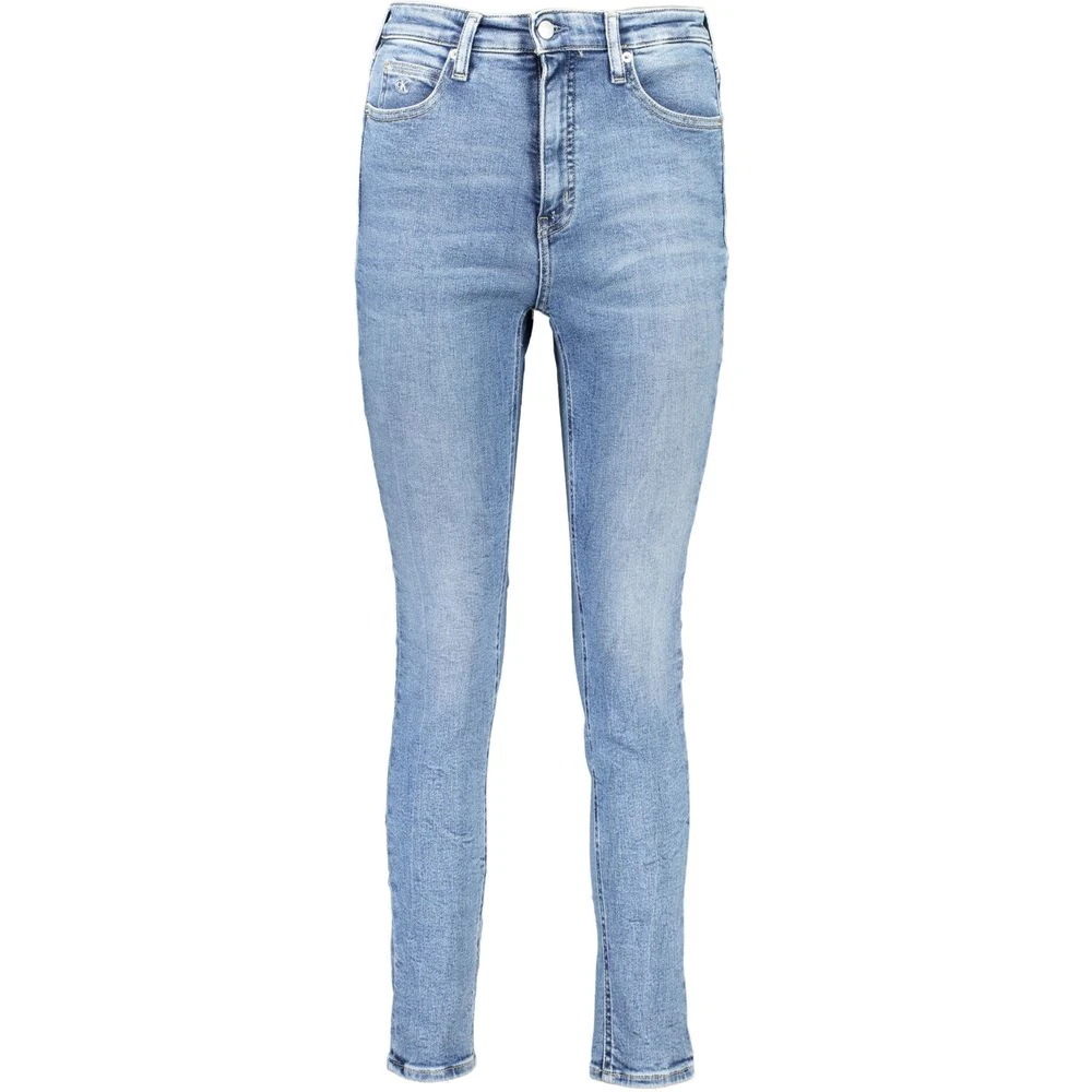 Calvin Klein Women's Blue High-Rise Skinny Jeans