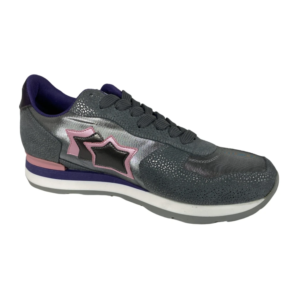 Atlantic Stars Grijze Zilveren Schoen Vega Sgv-96Ro Dames Schoenen Grijs