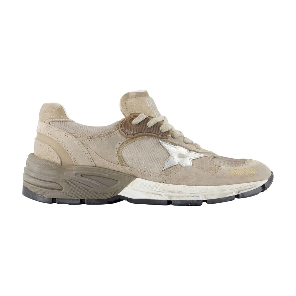 Golden Goose Men's Gray Sneakers, 8 Uk, Dad-Star Trainers