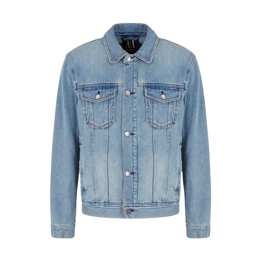 Armani jeans jacket mens sale discount