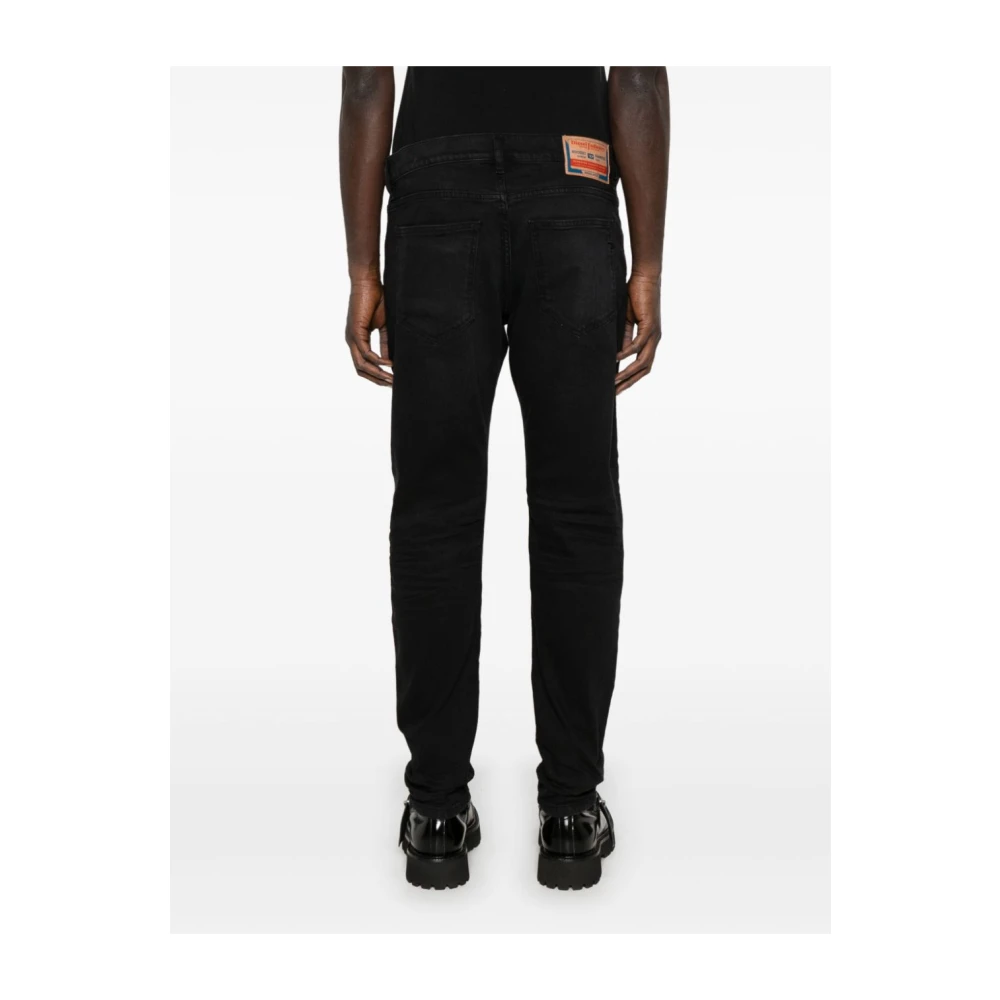 Diesel Blauwe Logo Jeans Blue Heren