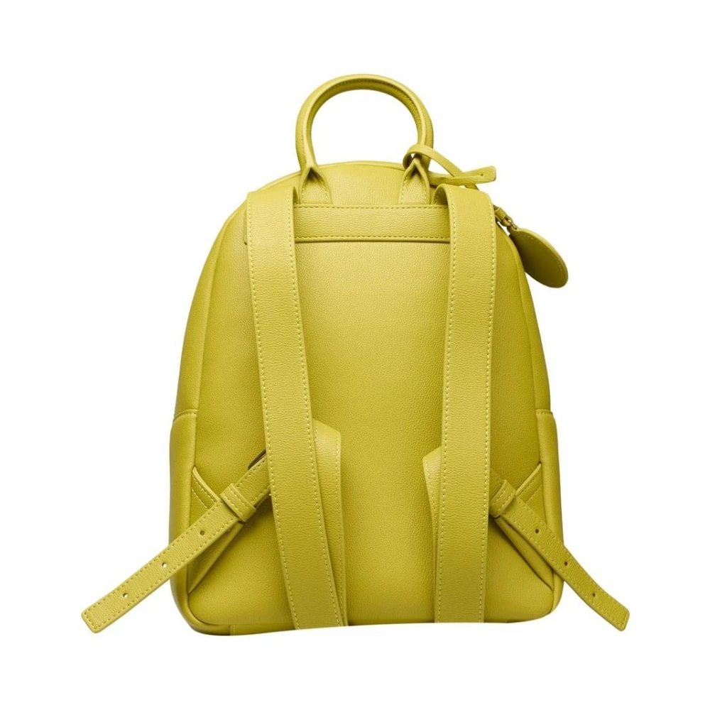 Love Moschino Stijlvolle Rugzak met Verstelbare Banden Yellow Dames