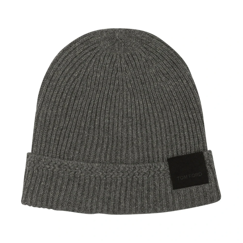 Tom Ford Men's Gray Cashmere Hat