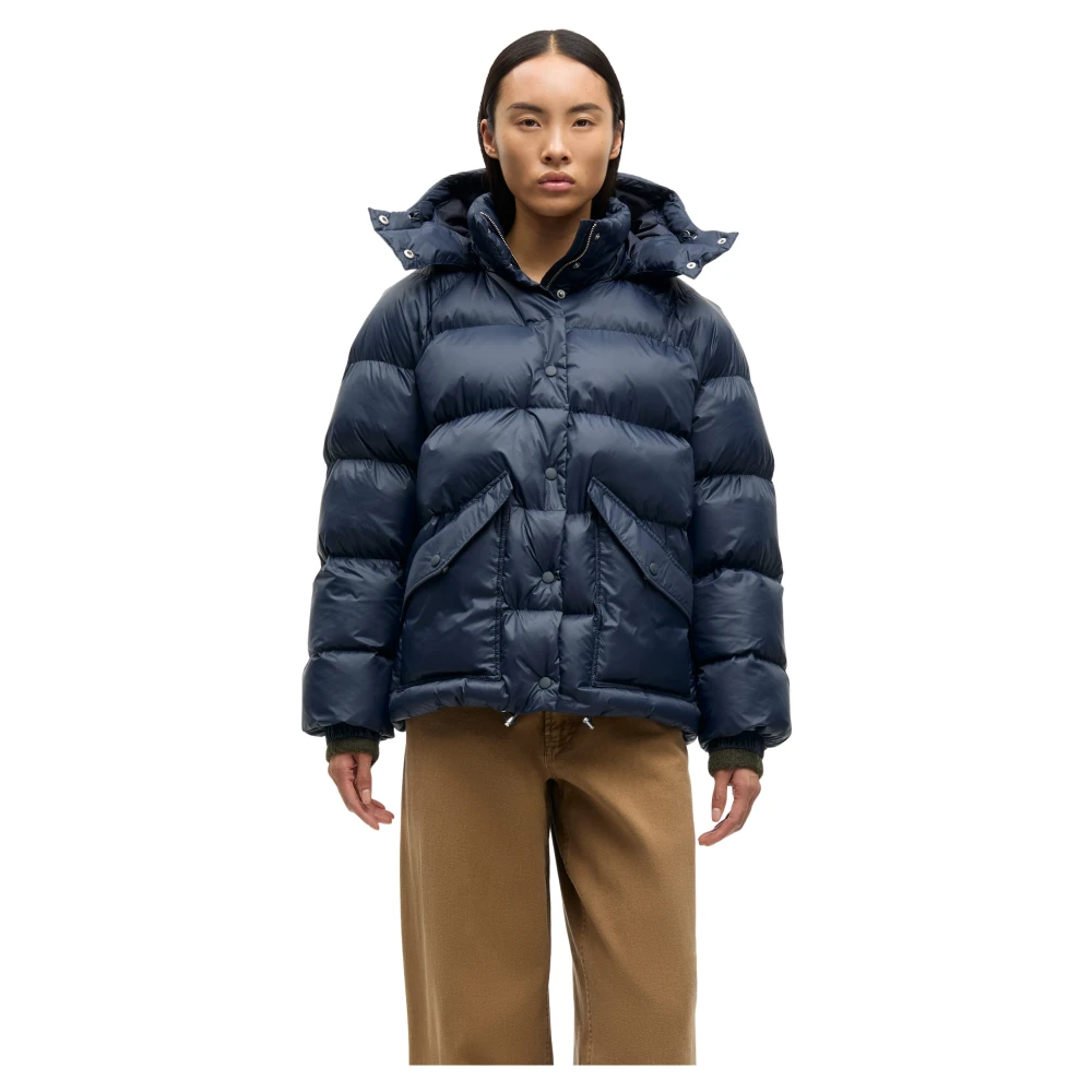 Samsøe Samsøe Winter Jackets, Female, S, Sahanay Jacket Blue