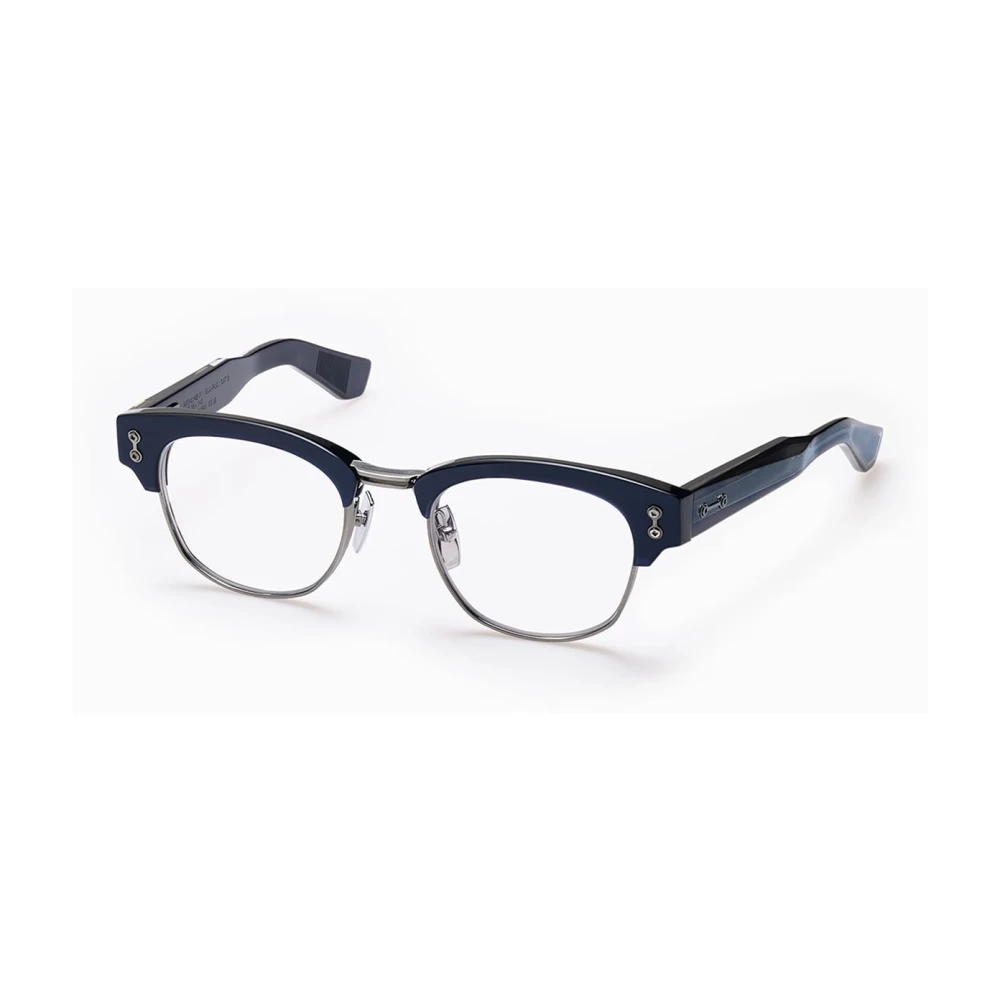 Akoni Blauw Navy Clubmaster Bril Blue Heren