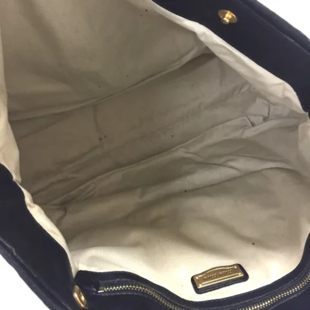 Miu Pre-owned Fabric handbags Black Dames