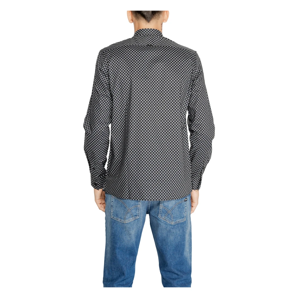 Antony Morato Heren Katoenen Overhemden Herfst Winter Collectie Gray Heren