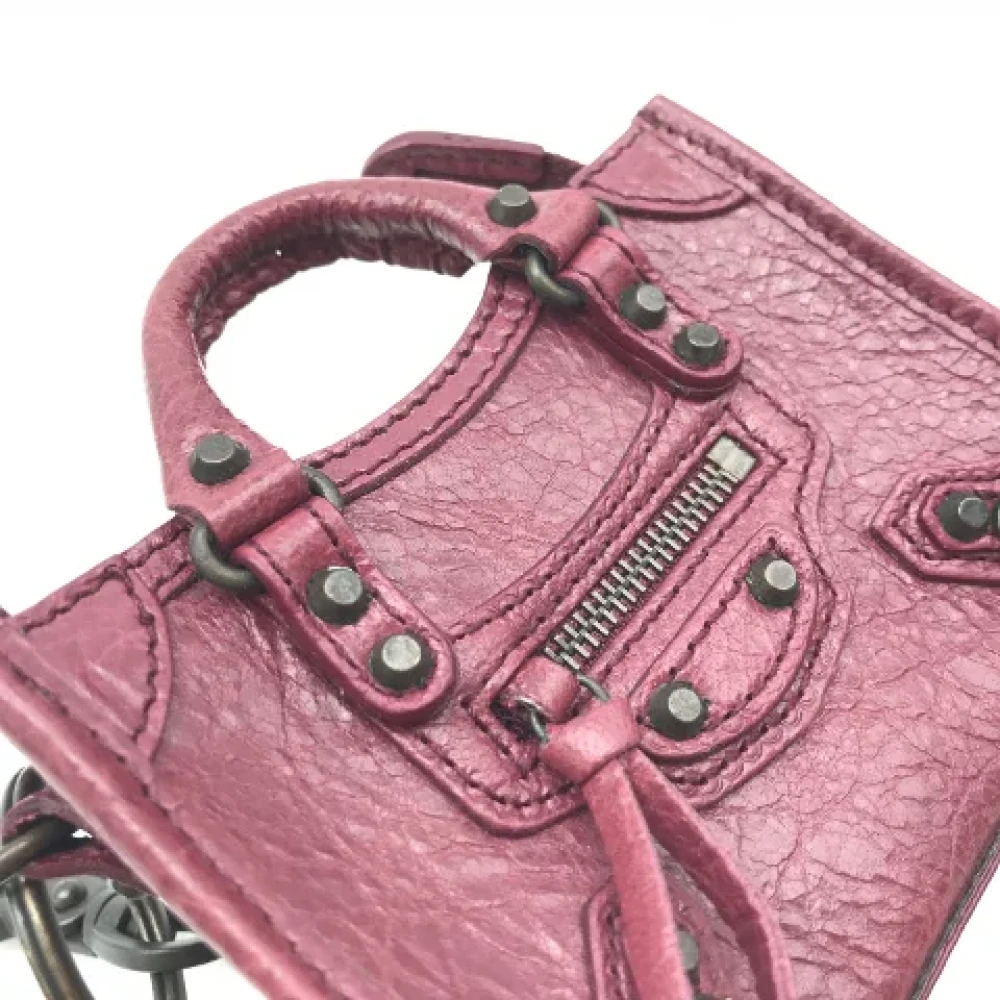 Balenciaga Vintage Pre-owned Fabric balenciaga-bags Pink Dames