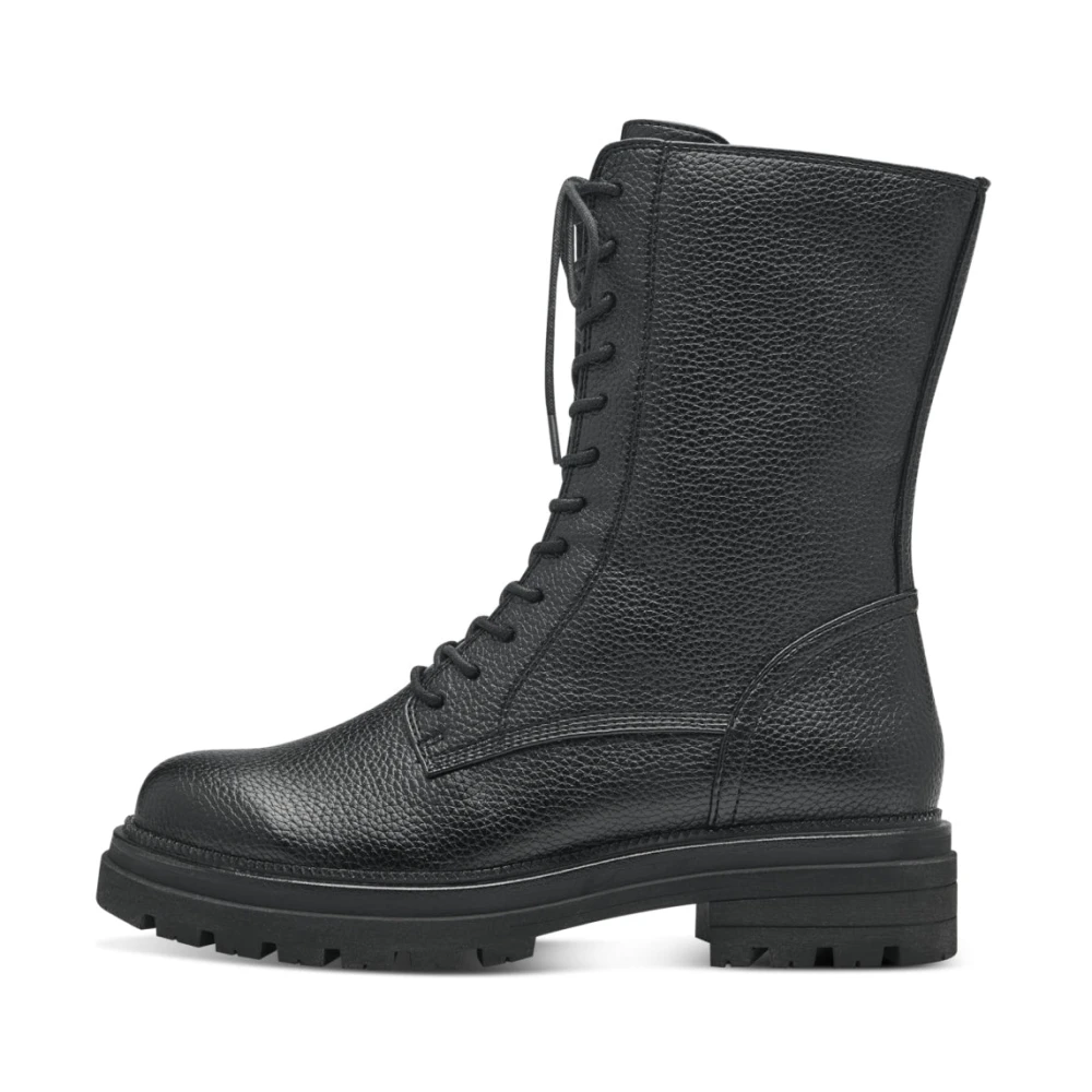 Marco Tozzi Women's Black Lace-Up Boots, 4 Uk, Ankle Boots For